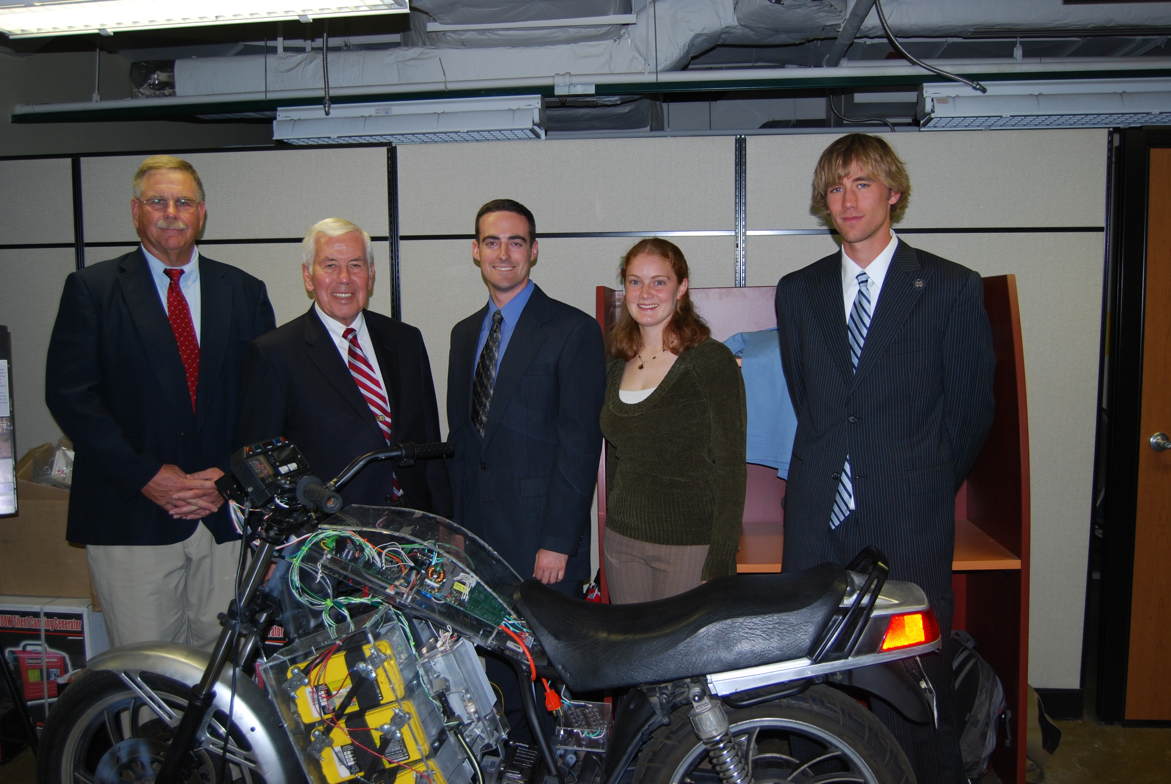 Team Rubs elbows with Senator Lugar