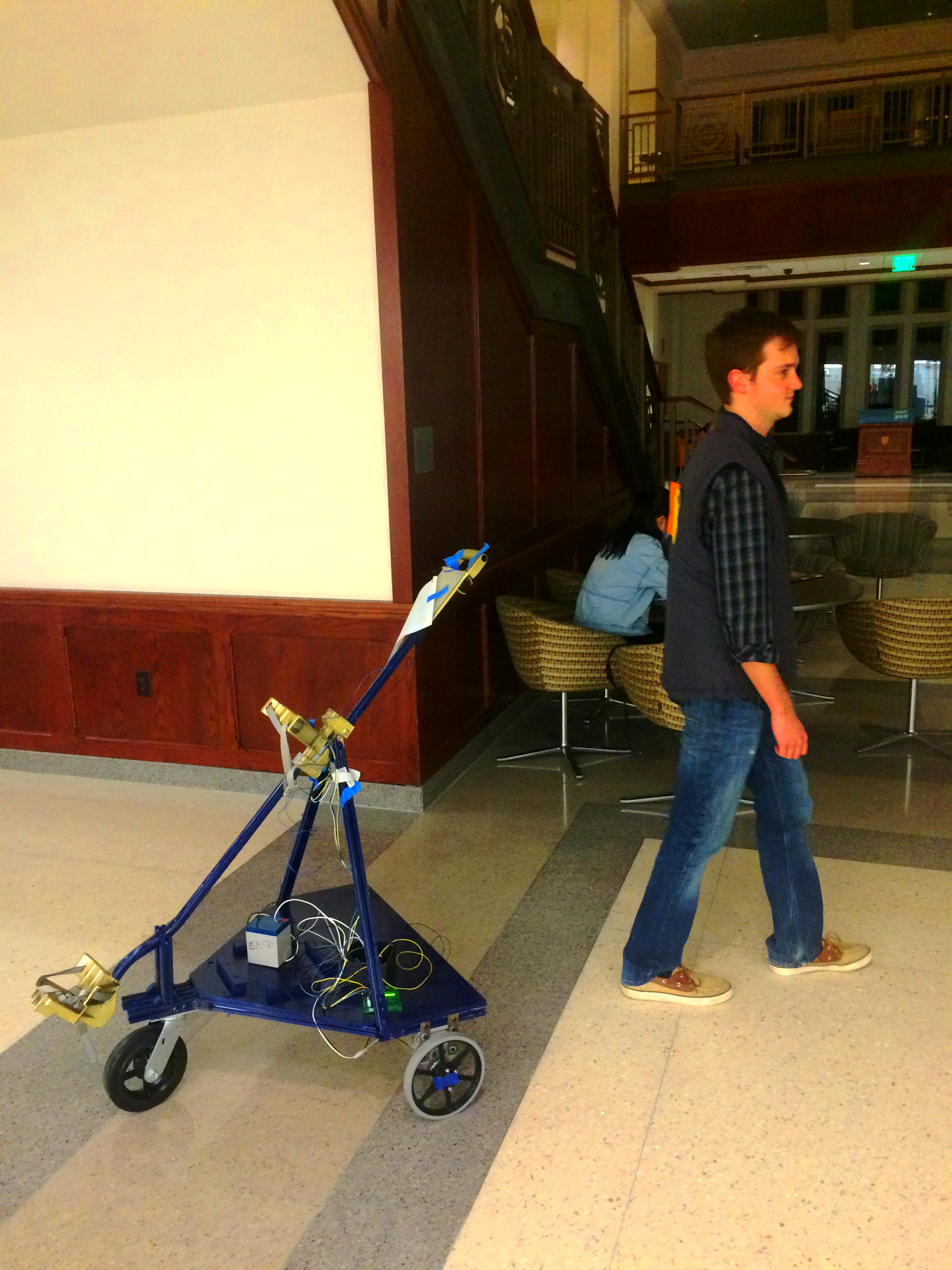 Testing the visual tracking code