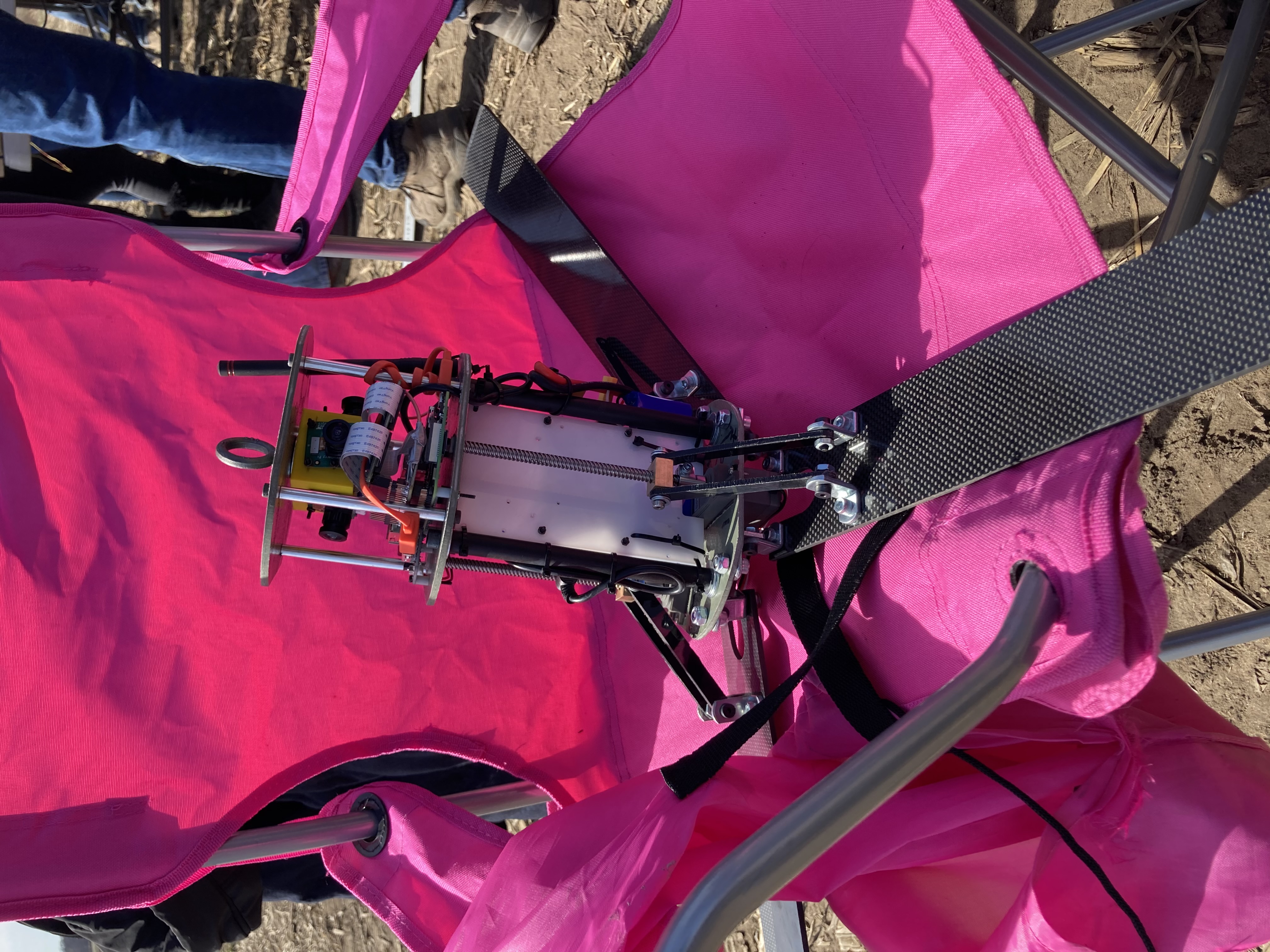 The payload resting after a hard day's work