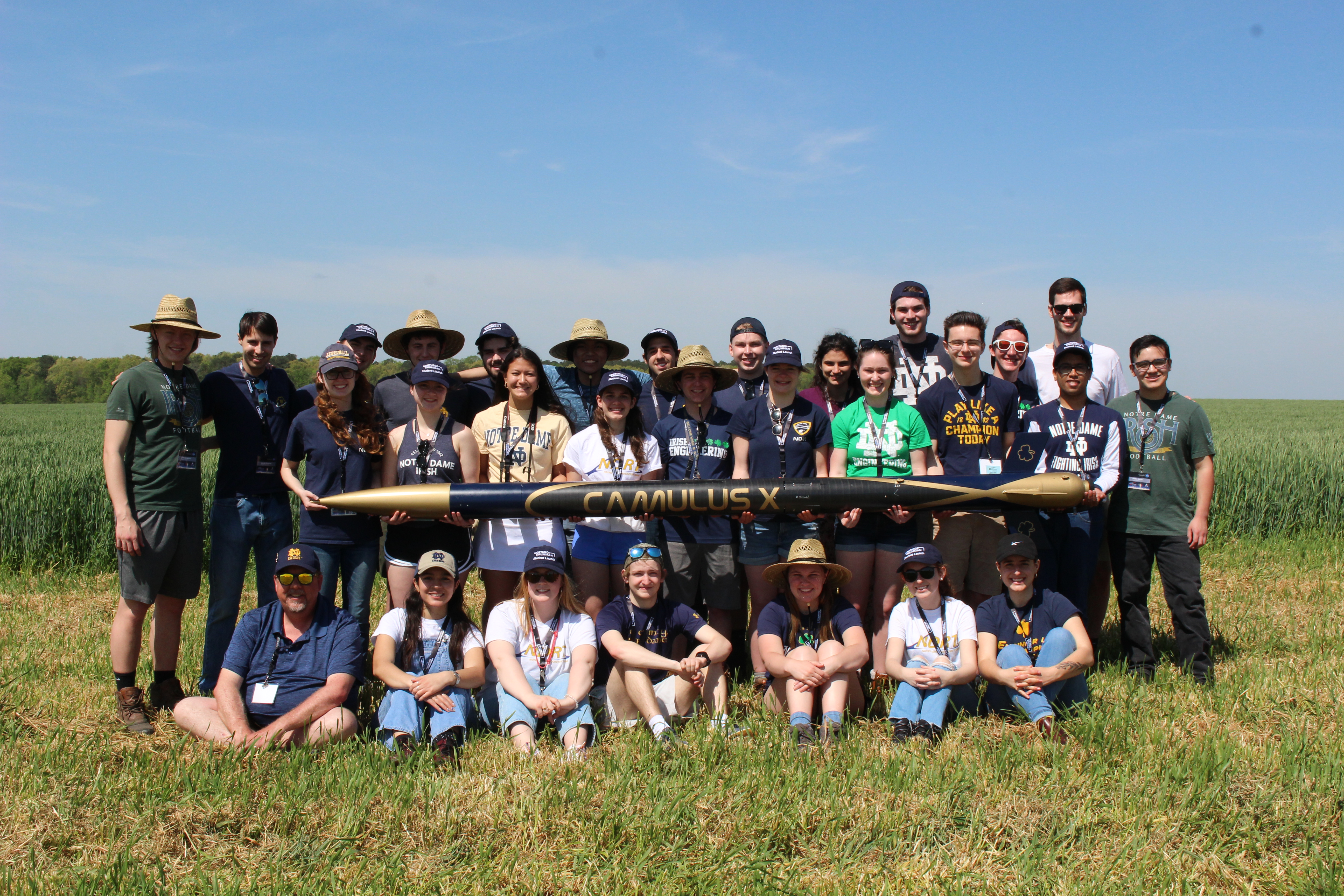 Rocketry Team photo taken in Huntsville